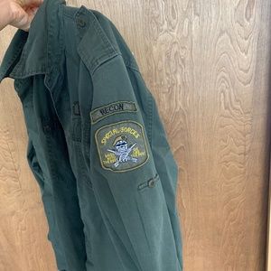 vintage army green jacket
